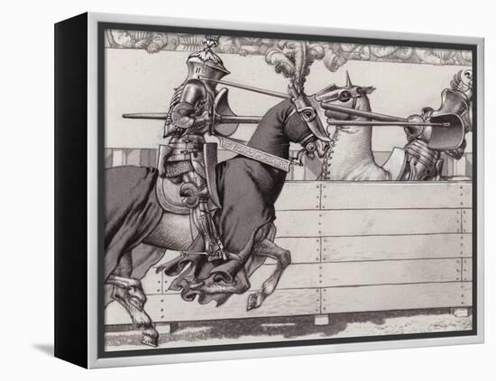 Jousting Knights-Pat Nicolle-Framed Premier Image Canvas