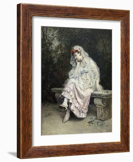 Joven Dama En Un Jardin-Raimundo Madrazo-Framed Giclee Print