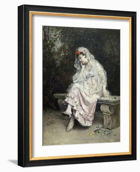 Joven Dama En Un Jardin-Raimundo Madrazo-Framed Giclee Print