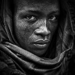 A Boy of the Karo Tribe. Omo Valley (Ethiopia)-Joxe Inazio Kuesta-Framed Premier Image Canvas