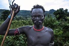 A Boy of the Karo Tribe. Omo Valley (Ethiopia)-Joxe Inazio Kuesta-Photographic Print