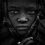 A Boy of the Karo Tribe. Omo Valley (Ethiopia)-Joxe Inazio Kuesta-Framed Premier Image Canvas