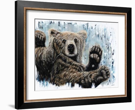 Joy Bear-Angela Bawden-Framed Art Print