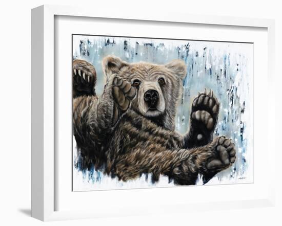 Joy Bear-Angela Bawden-Framed Art Print
