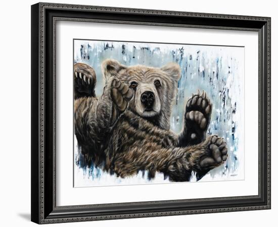 Joy Bear-Angela Bawden-Framed Art Print