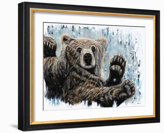 Joy Bear-Angela Bawden-Framed Art Print