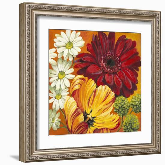 Joy Flowers-Jenaya Jackson-Framed Art Print