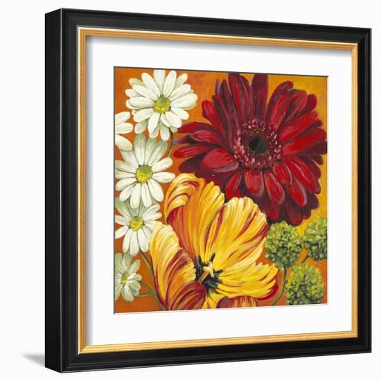 Joy Flowers-Jenaya Jackson-Framed Art Print