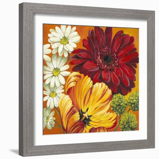 Joy Flowers-Jenaya Jackson-Framed Art Print