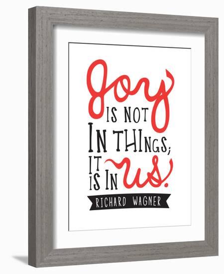 Joy Is Not In Things-null-Framed Art Print