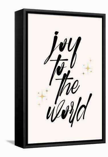 Joy to the World-Kubistika-Framed Premier Image Canvas
