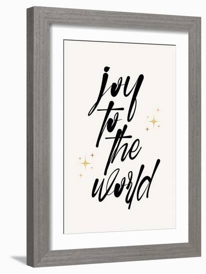 Joy to the World-Kubistika-Framed Giclee Print