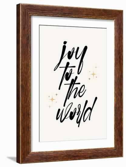 Joy to the World-Kubistika-Framed Giclee Print