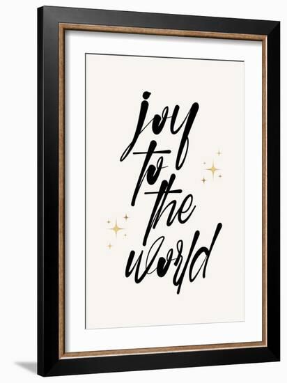 Joy to the World-Kubistika-Framed Giclee Print