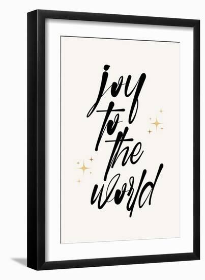 Joy to the World-Kubistika-Framed Giclee Print