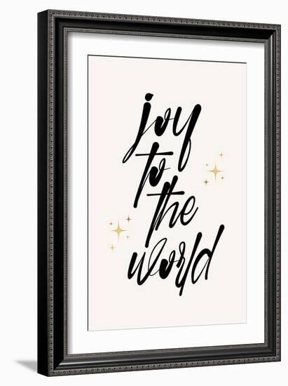 Joy to the World-Kubistika-Framed Giclee Print