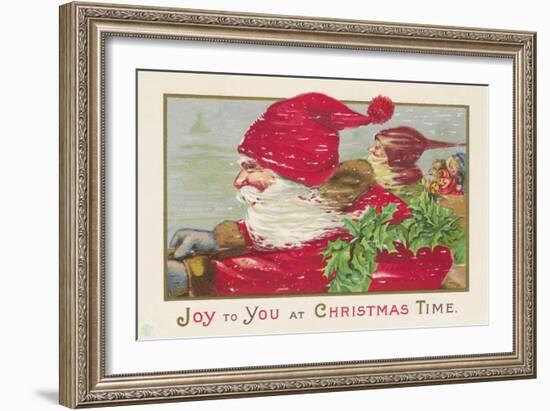 Joy to You at Christmas Time-null-Framed Giclee Print