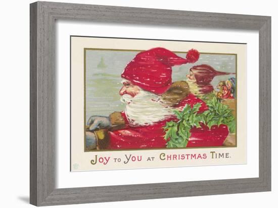 Joy to You at Christmas Time-null-Framed Giclee Print