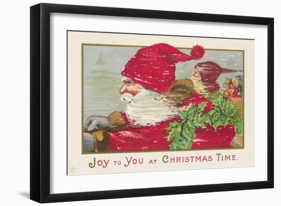 Joy to You at Christmas Time-null-Framed Giclee Print