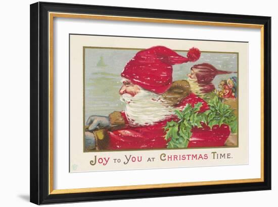 Joy to You at Christmas Time-null-Framed Giclee Print