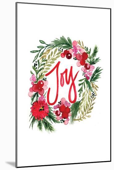 Joy Wreath-Sara Berrenson-Mounted Art Print