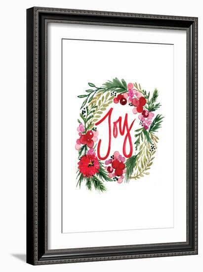 Joy Wreath-Sara Berrenson-Framed Art Print