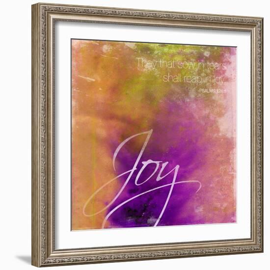 Joy-Jace Grey-Framed Art Print