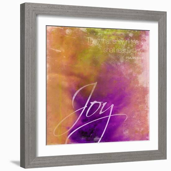 Joy-Jace Grey-Framed Art Print