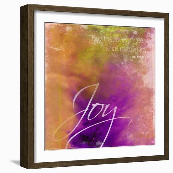 Joy-Jace Grey-Framed Art Print