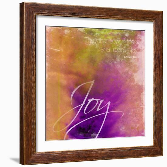 Joy-Jace Grey-Framed Art Print