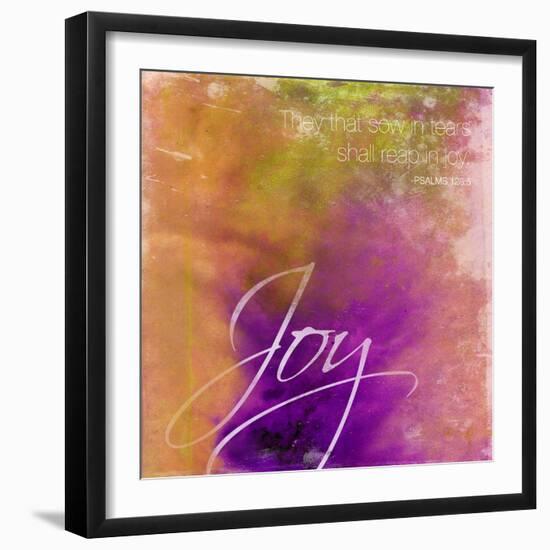 Joy-Jace Grey-Framed Art Print