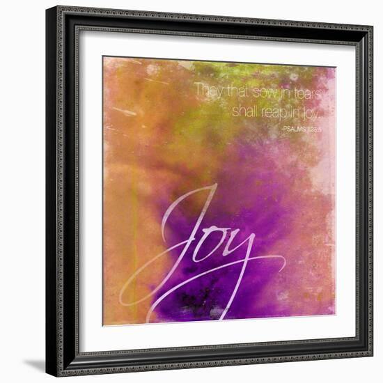 Joy-Jace Grey-Framed Art Print