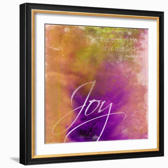 Joy-Jace Grey-Framed Art Print