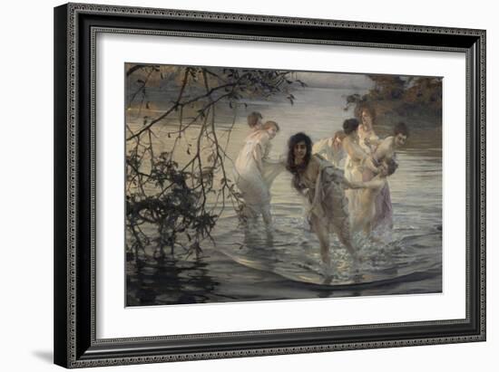 Joyeux Ebats-Paul Chabas-Framed Giclee Print