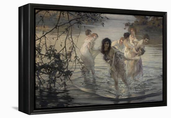 Joyeux Ebats-Paul Chabas-Framed Premier Image Canvas