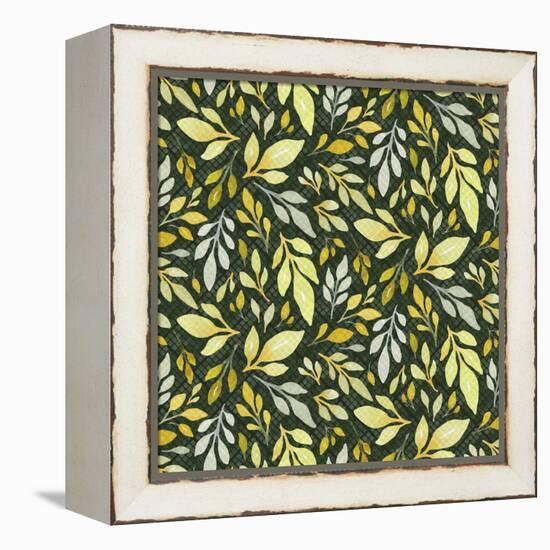Joyeux Noel Pattern-Yachal Design-Framed Stretched Canvas