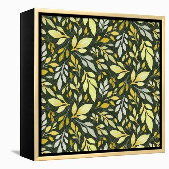 Joyeux Noel Pattern-Yachal Design-Framed Stretched Canvas