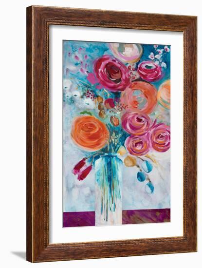 Joyful Blooms-Jurgen Gottschlag-Framed Art Print