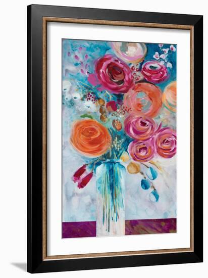 Joyful Blooms-Jurgen Gottschlag-Framed Art Print