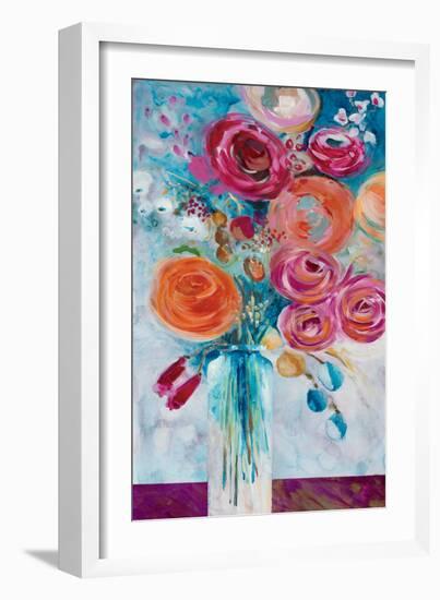 Joyful Blooms-Jurgen Gottschlag-Framed Art Print