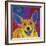 Joyful Corgi-Angela Bond-Framed Art Print