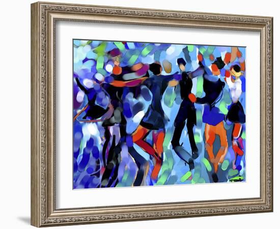 Joyful Dance-Diana Ong-Framed Giclee Print