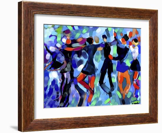 Joyful Dance-Diana Ong-Framed Giclee Print