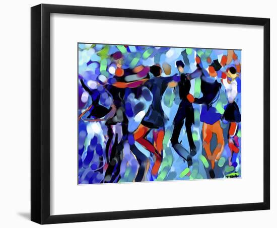 Joyful Dance-Diana Ong-Framed Giclee Print