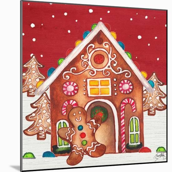 Joyful Gingerbread Village I-Elizabeth Medley-Mounted Art Print