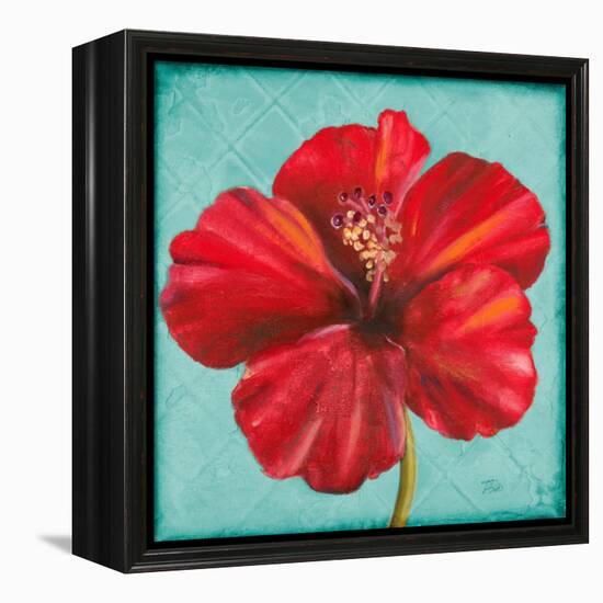 Joyful Hibiscus-Patricia Pinto-Framed Stretched Canvas