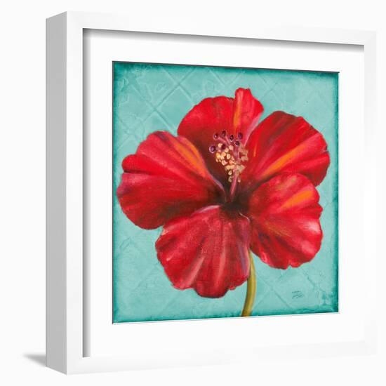 Joyful Hibiscus-Patricia Pinto-Framed Art Print