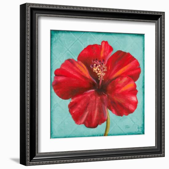 Joyful Hibiscus-Patricia Pinto-Framed Art Print