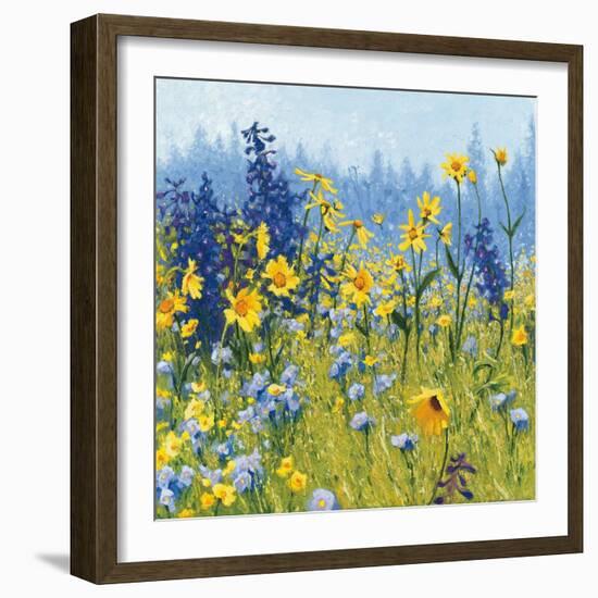 Joyful in July III-Shirley Novak-Framed Premium Giclee Print