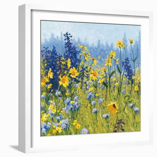 Joyful in July III-Shirley Novak-Framed Premium Giclee Print